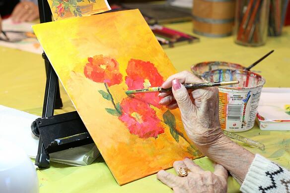 Art Therapy at Eskaton Village Grass Valley