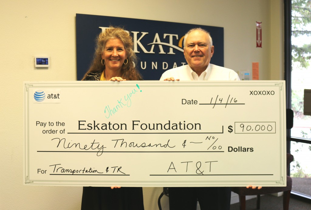 Generous Donation to Eskaton from AT&T