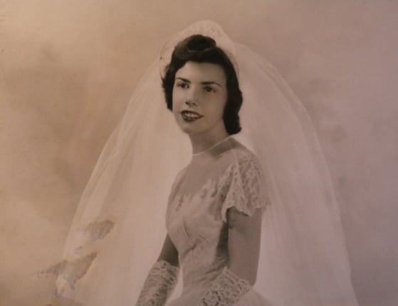 1950 Wedding Photo