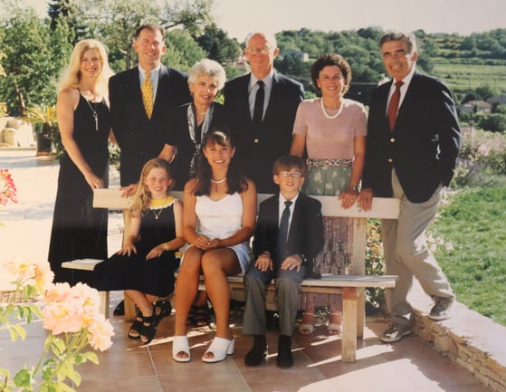 Daves Family in France