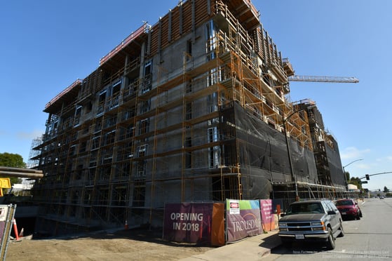 The Trousdale building construction