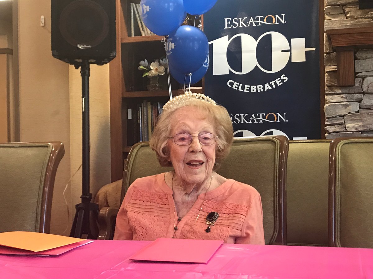 Eskaton Village Placerville Woman Turns 104